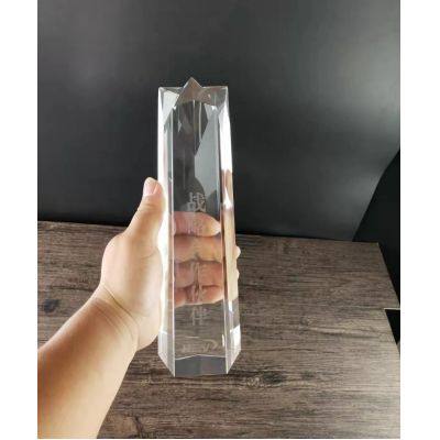 3d Laser Engraved Crystal Transparent Blank Crystal Glass Cubes